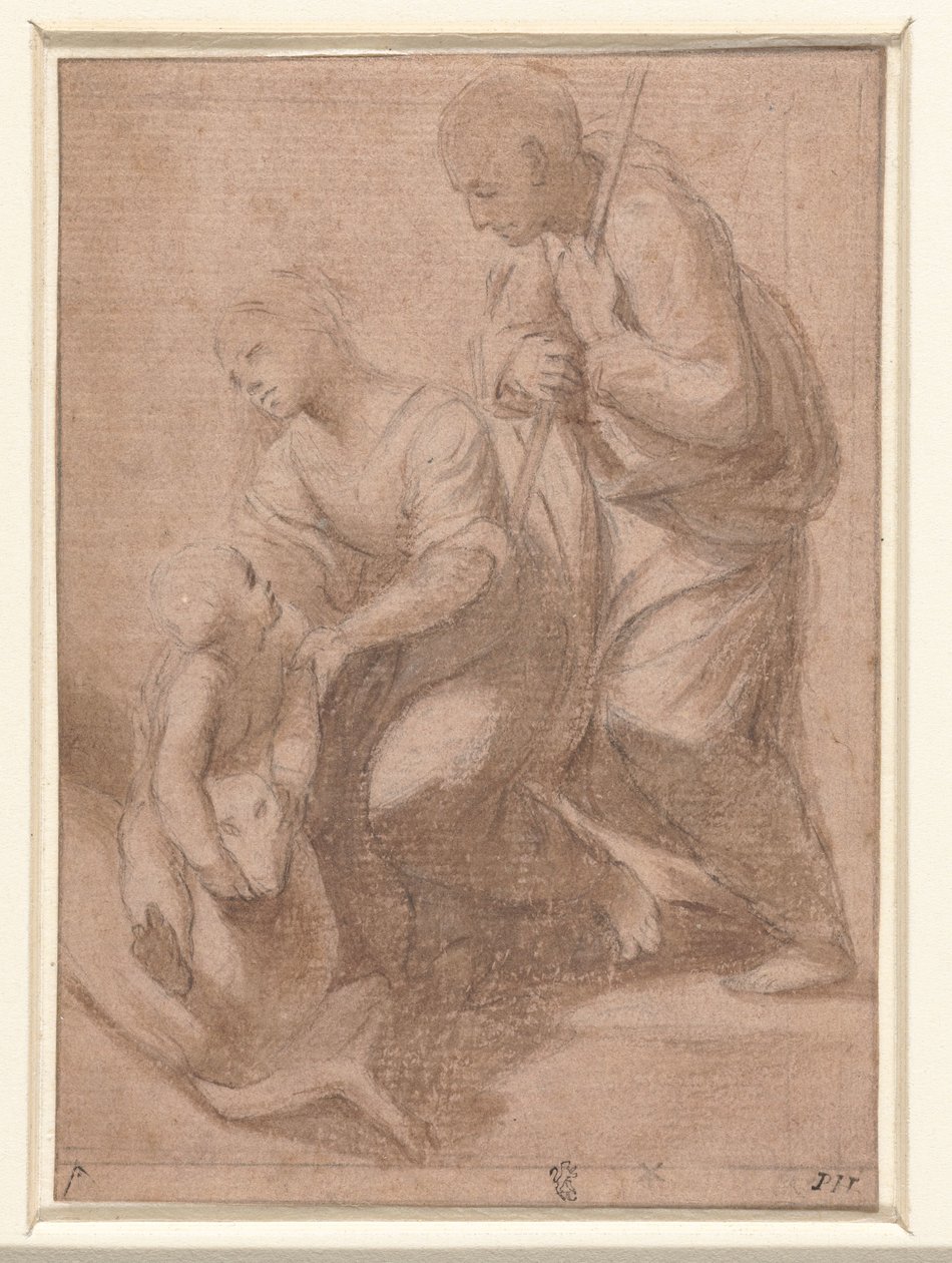 Sainte Famille avec un agneau - Rafaël