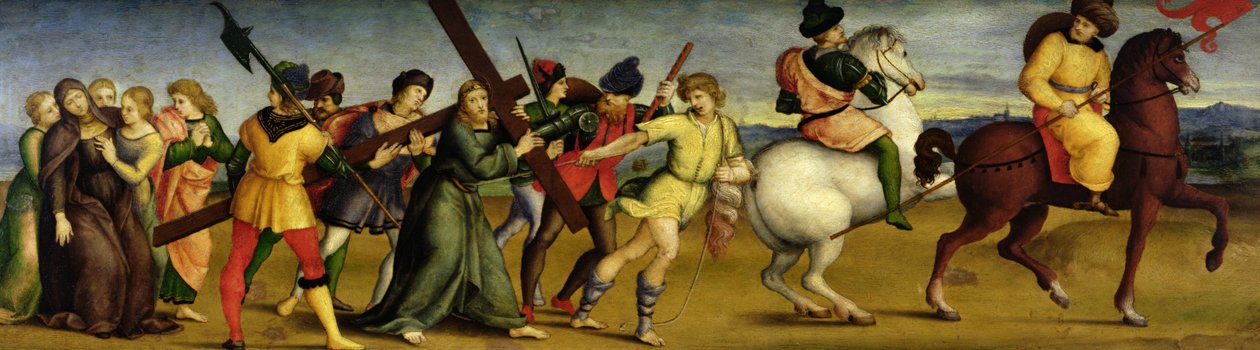 La Procession au Calvaire, vers 1504-05 - Raffaello Sanzio Raphael