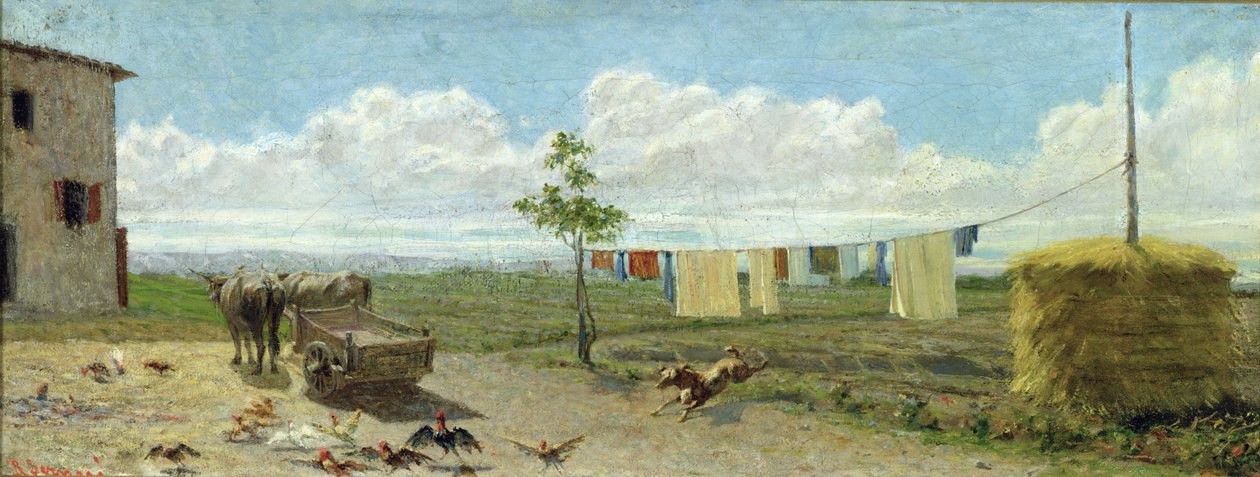 La basse-cour - Raffaello Sernesi