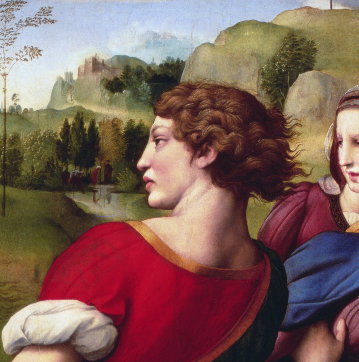 La Déposition (détail) - Raffaello Sanzio Raphael