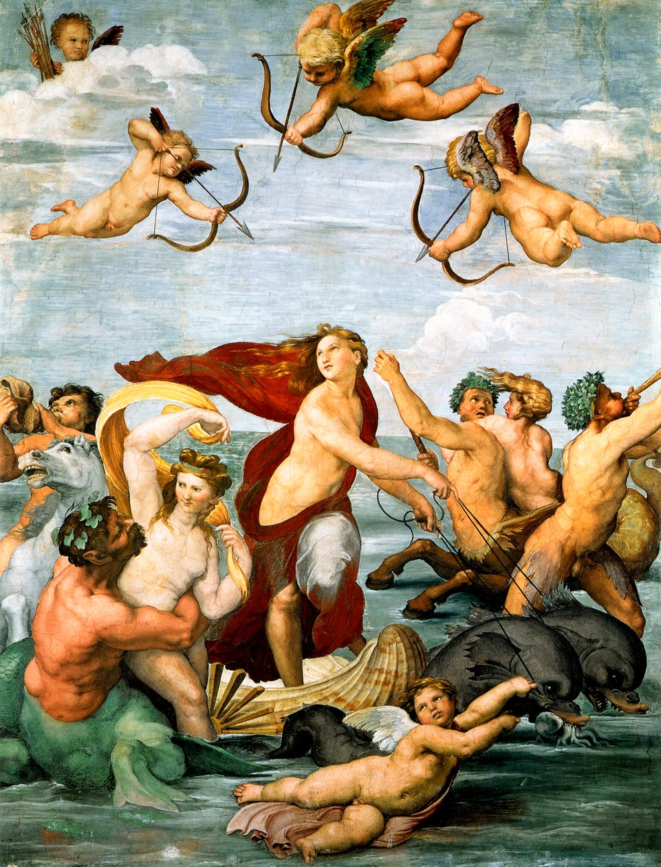 Triomphe de Galatée - Raffaello Sanzio Raphael
