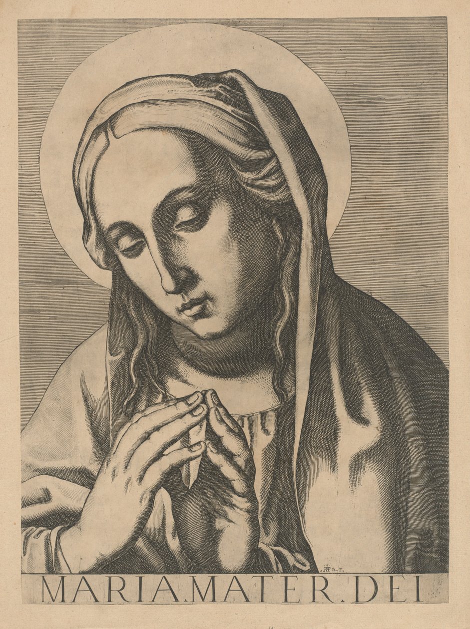 Buste de la Vierge - Raffaello Schiaminossi