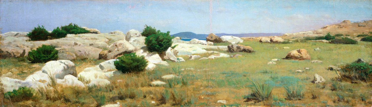 Falaise à Castiglioncello - Raffaello Sernesi