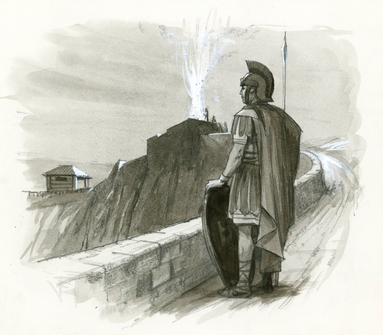 Un feu de signalisation romain - Ralph Bruce
