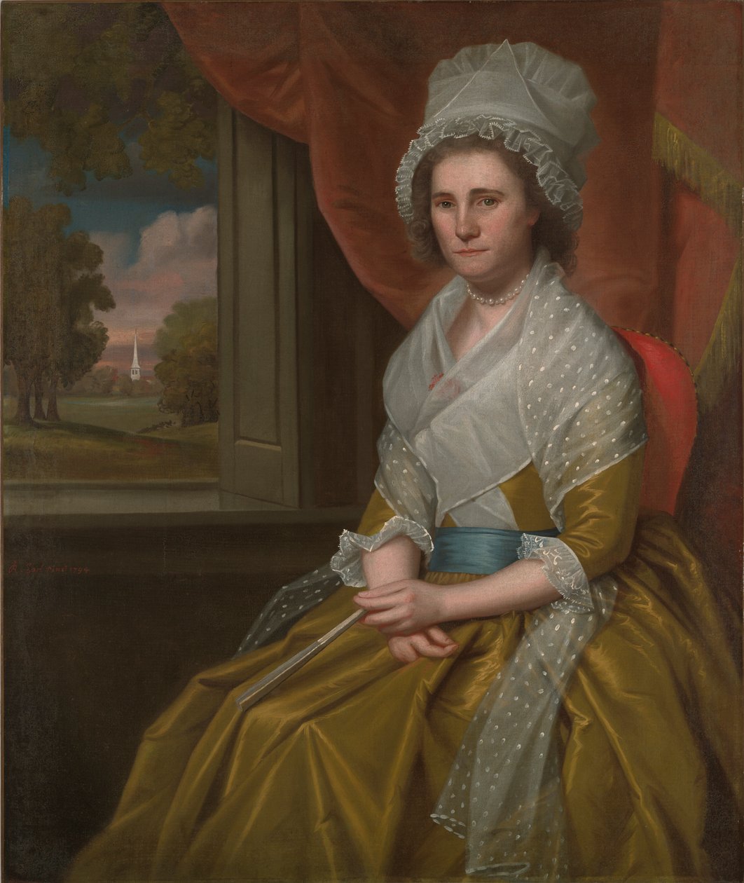Mary Sylvester Welles Davenport (1754) - Ralph Earl