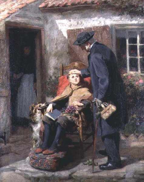 Le convalescent ou Le pasteur - Ralph Hedley