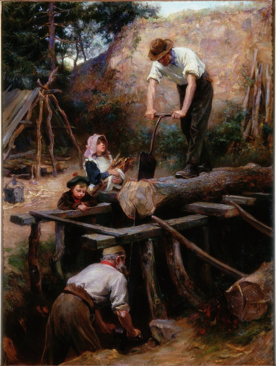 Scieurs de bois, 1896 - Ralph Hedley