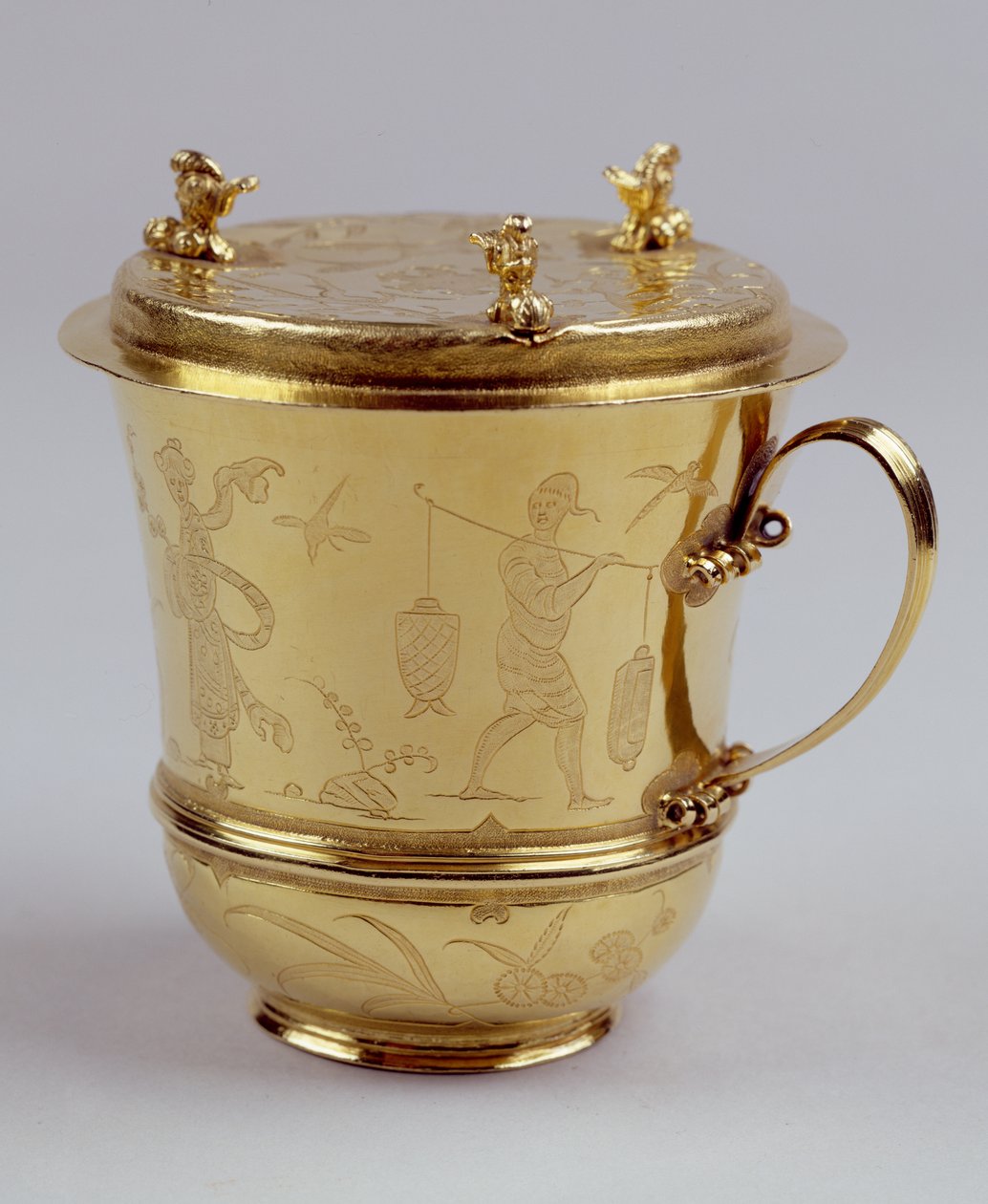 Tasse à chocolat en or, vers 1685 - Ralph Leake
