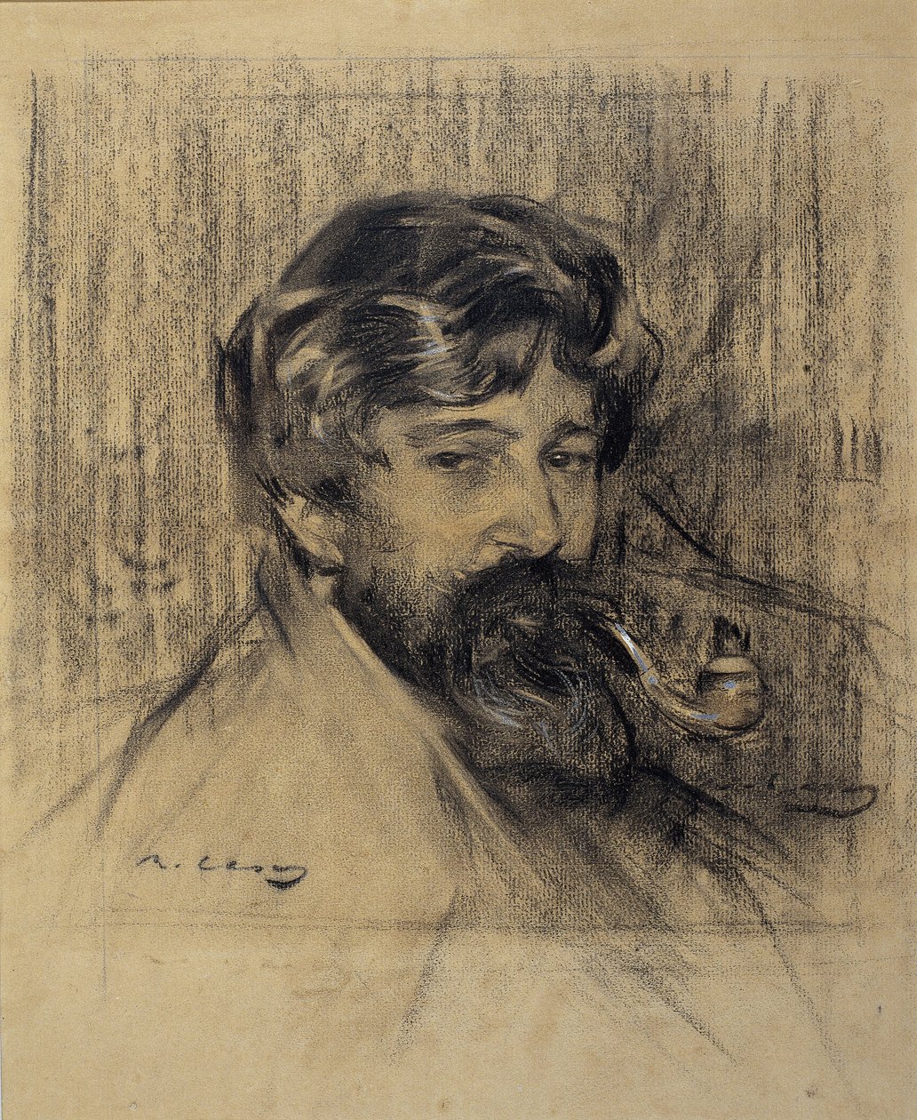Portrait de Santiago Rusiñol - Ramón Casas