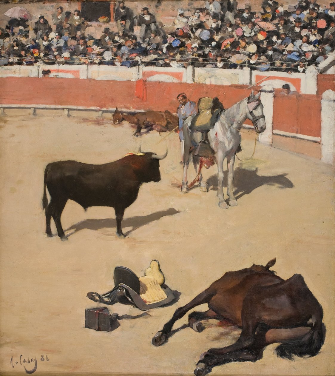 Taureaux (Chevaux morts) - Ramon Casas i Carbo