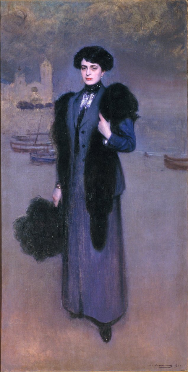 Portrait de Dolors Vidal - Ramon Casas i Carbo