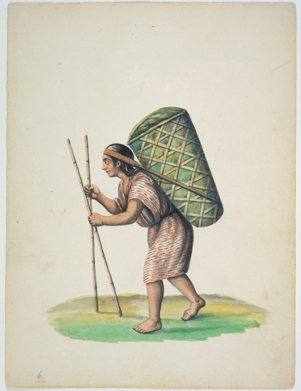 Quito avec de grands paniers verts - Ramon Salas