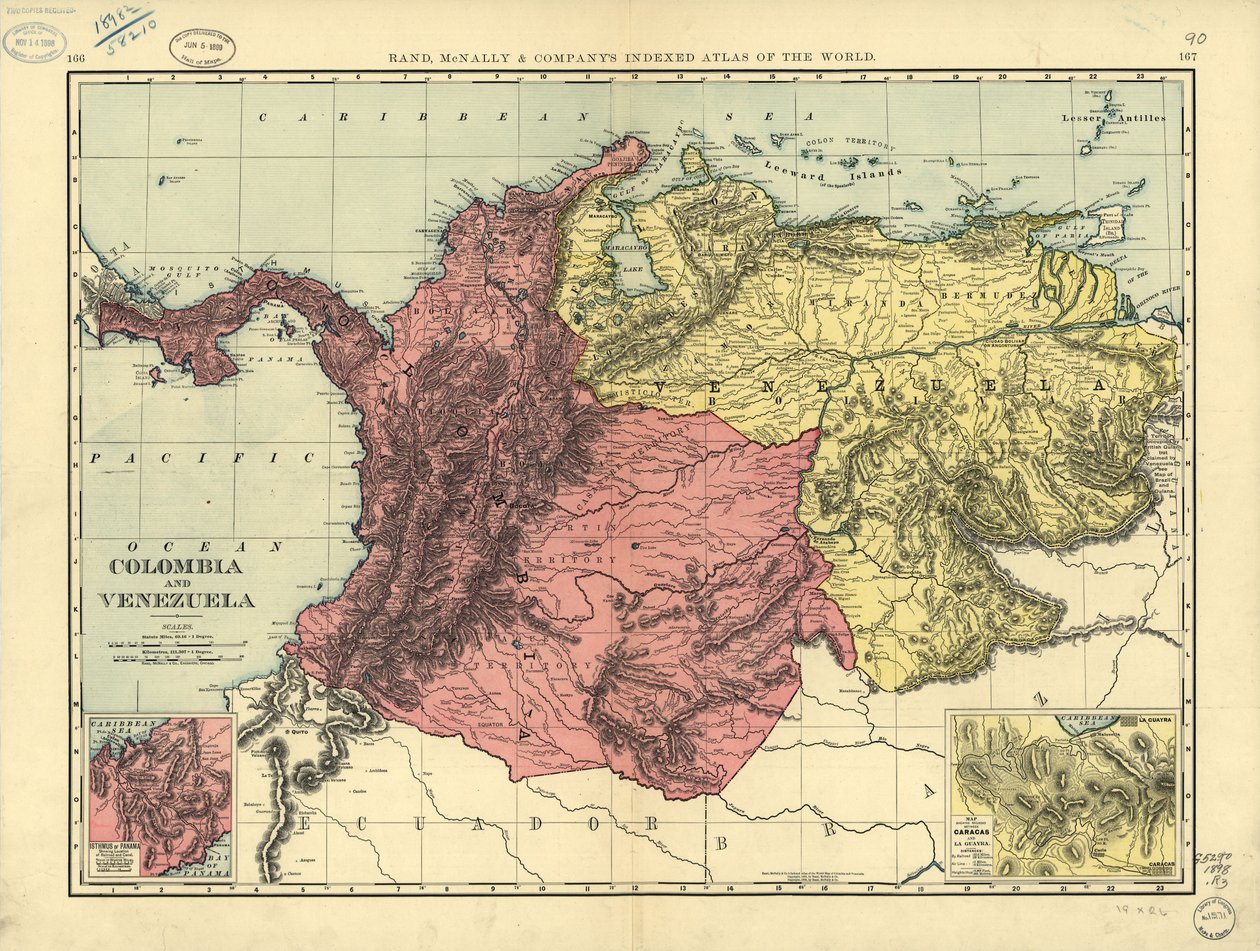 Colombie et Venezuela. LOC 2003627059 - Rand McNally and Company