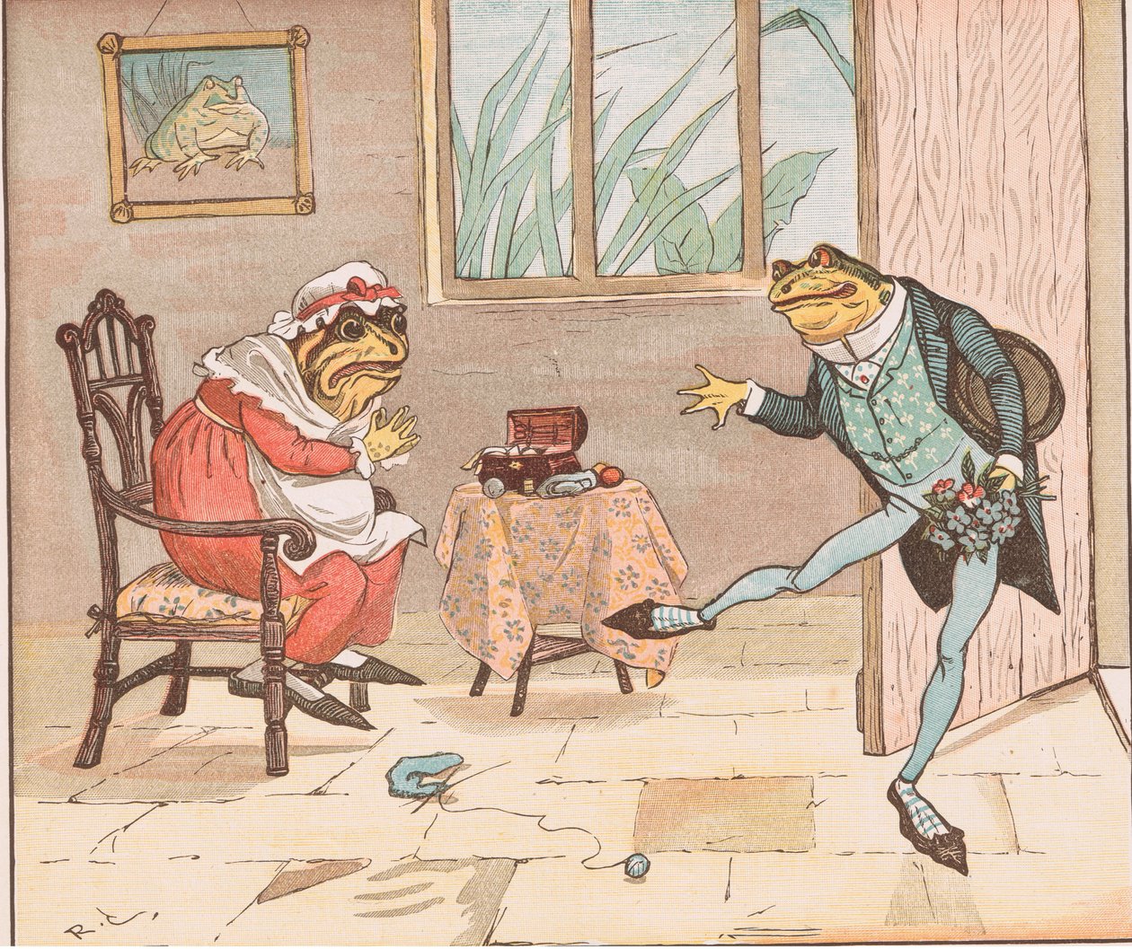 Une grenouille voulait se marier - Randolph Caldecott