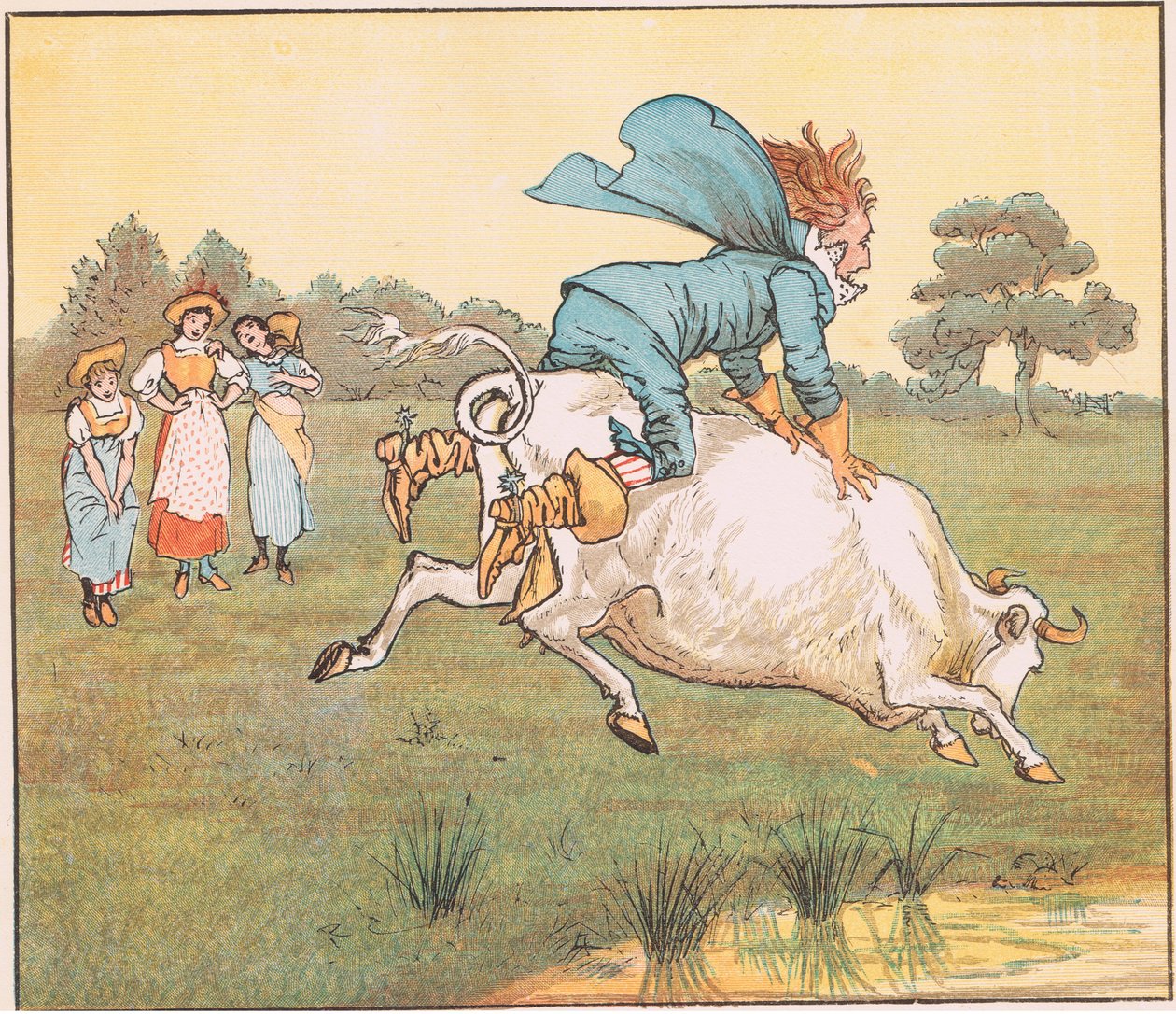 Personne ne vous a demandé, monsieur! dit-elle - Randolph Caldecott