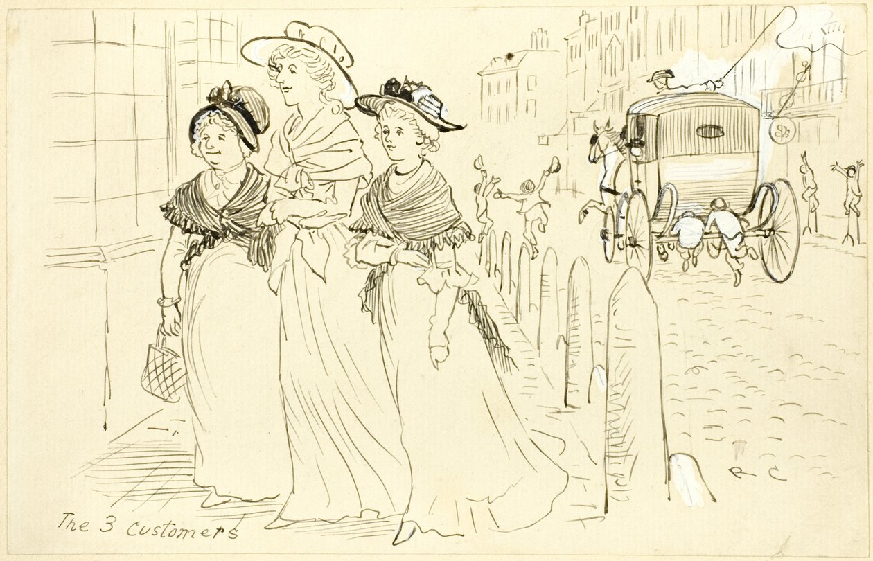 Les trois clients - Randolph Caldecott
