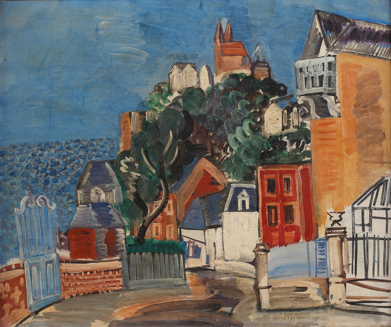 Côte Basse, c.1924 (oil on canvas) - Raoul Dufy