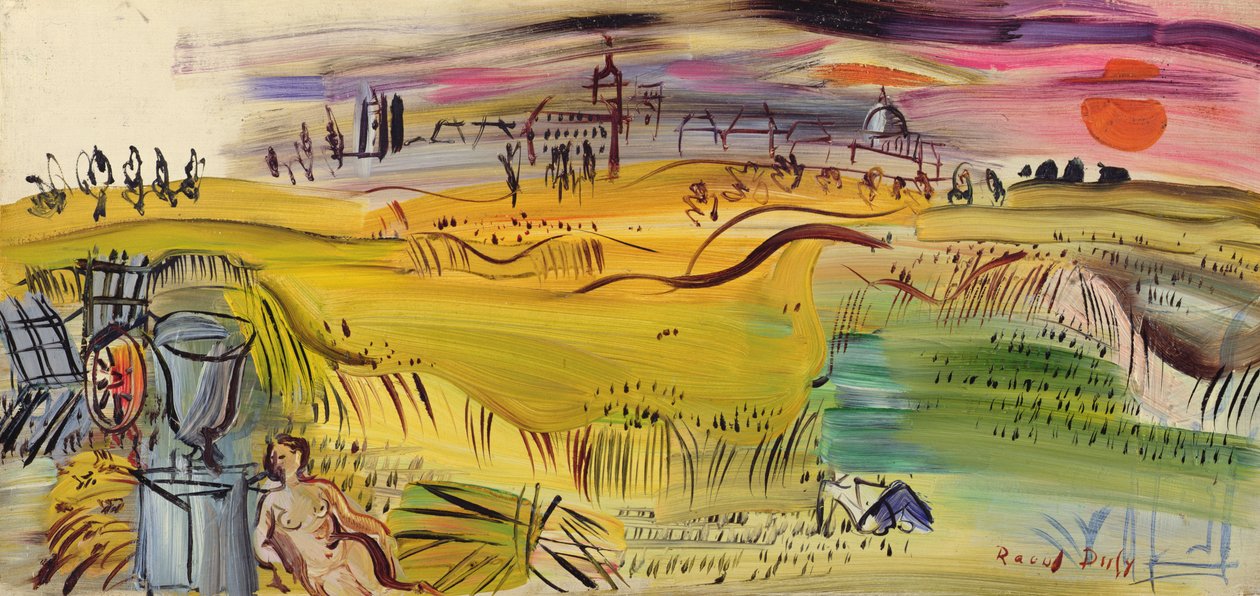 Les vendanges à Langres - Raoul Dufy