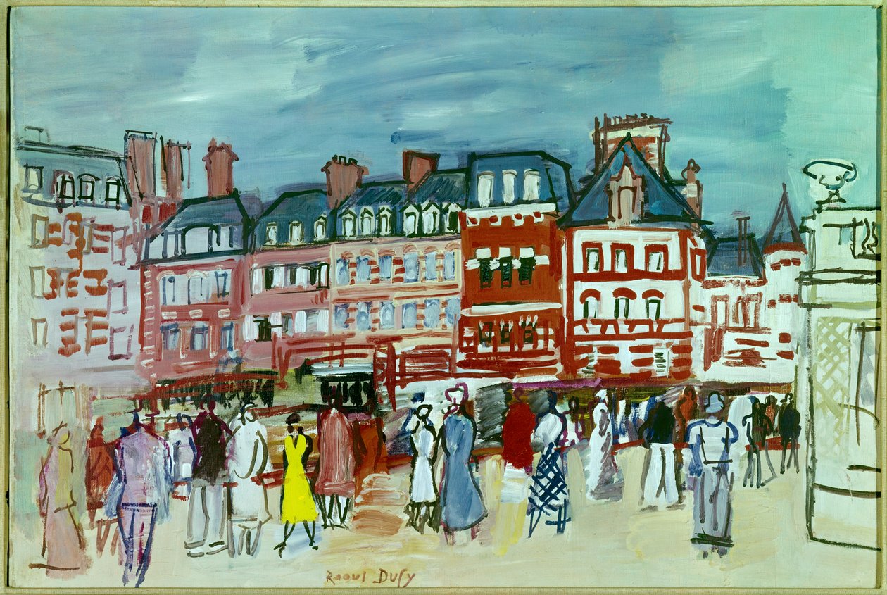 Houses In Trouville - Raoul Dufy