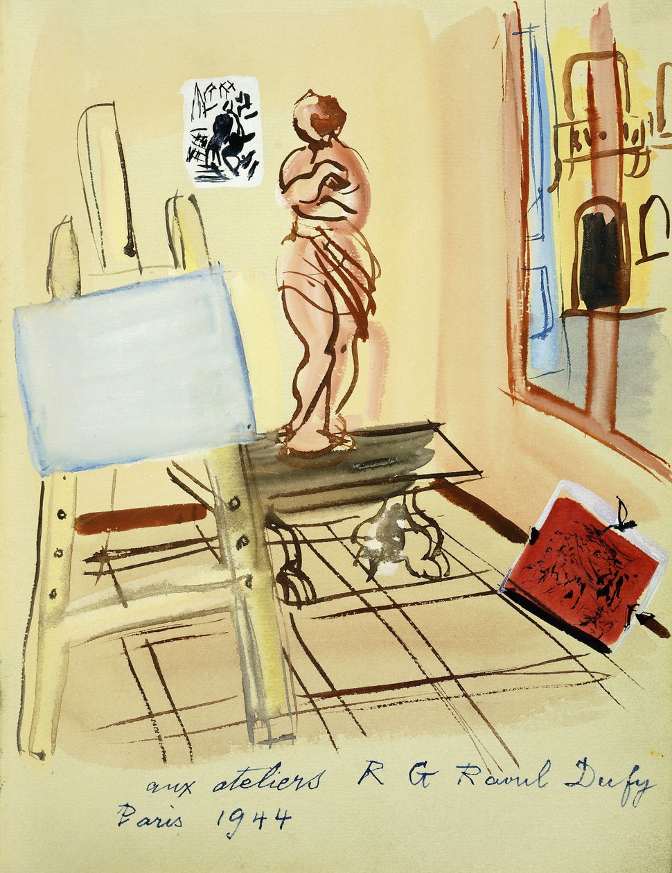 In the Studio; Dans l