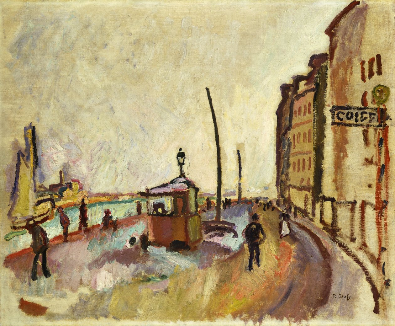 Le Havre, c.1906-07 (oil on canvas) - Raoul Dufy