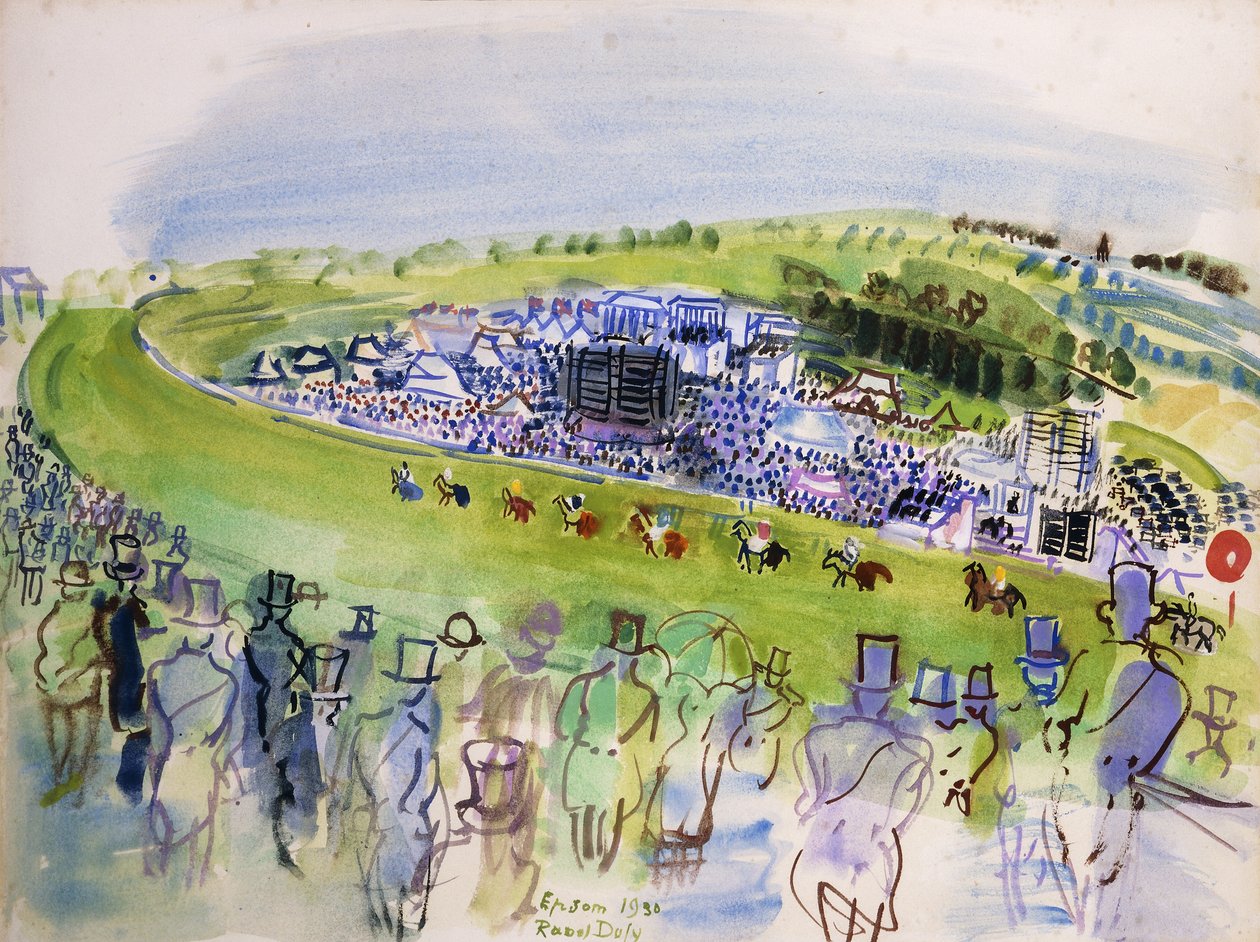 Le Jour du Derby (Epsom, Royal Enclosure) - Raoul Dufy