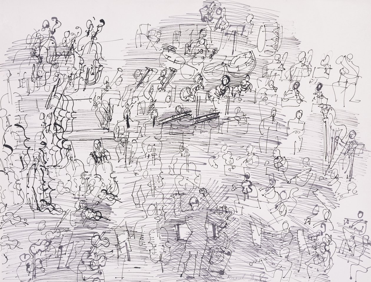 Orchestra ; Orchestre - Raoul Dufy