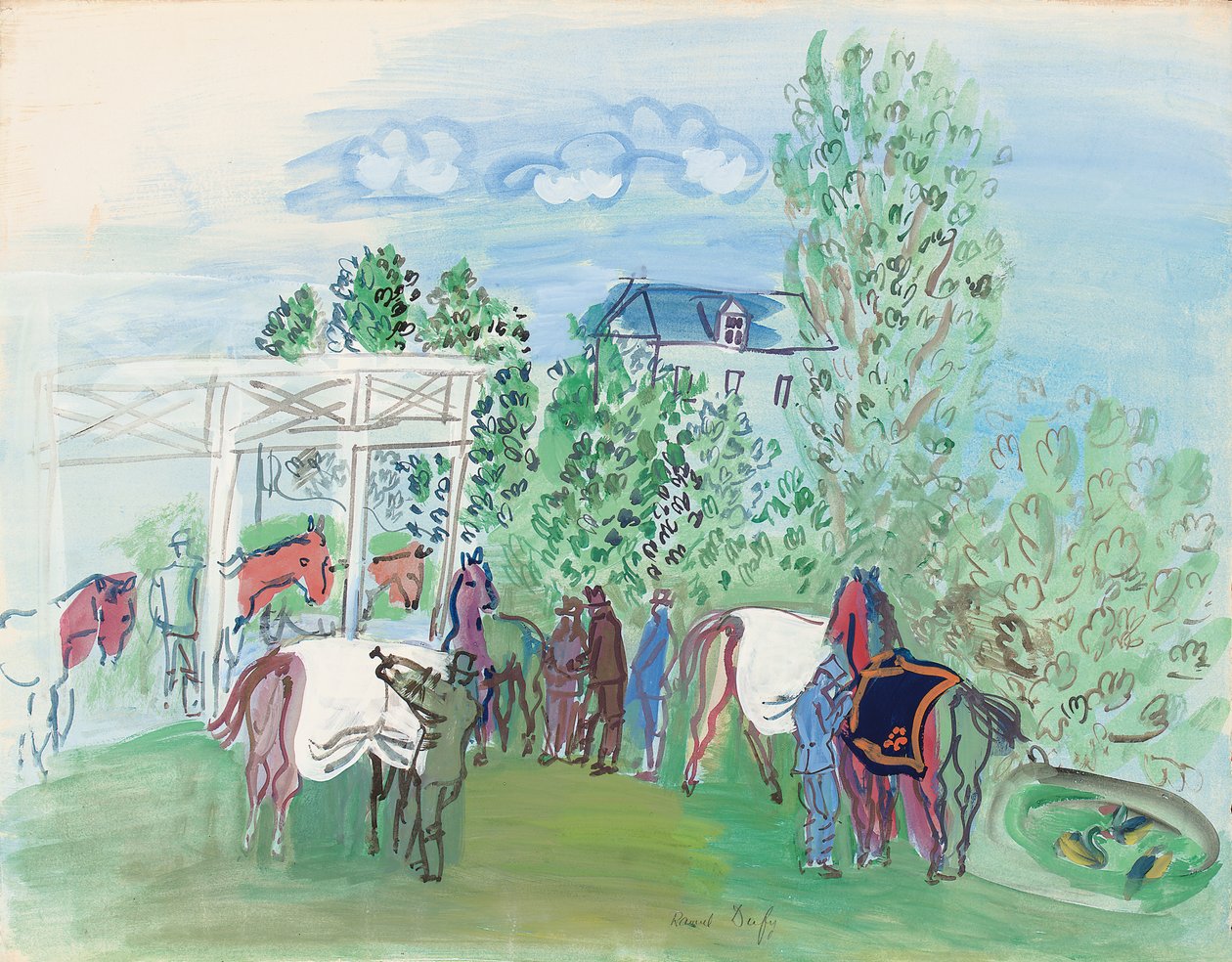 Paddock - Raoul Dufy