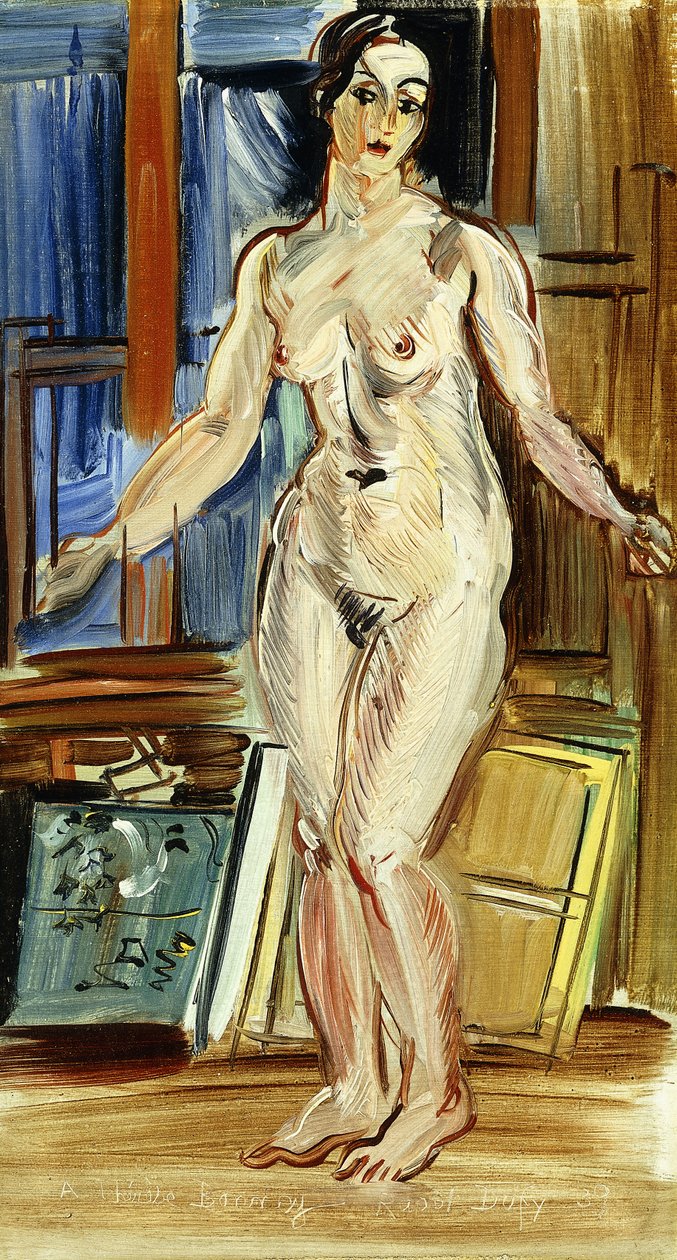 Nu debout ; Nu Debout - Raoul Dufy