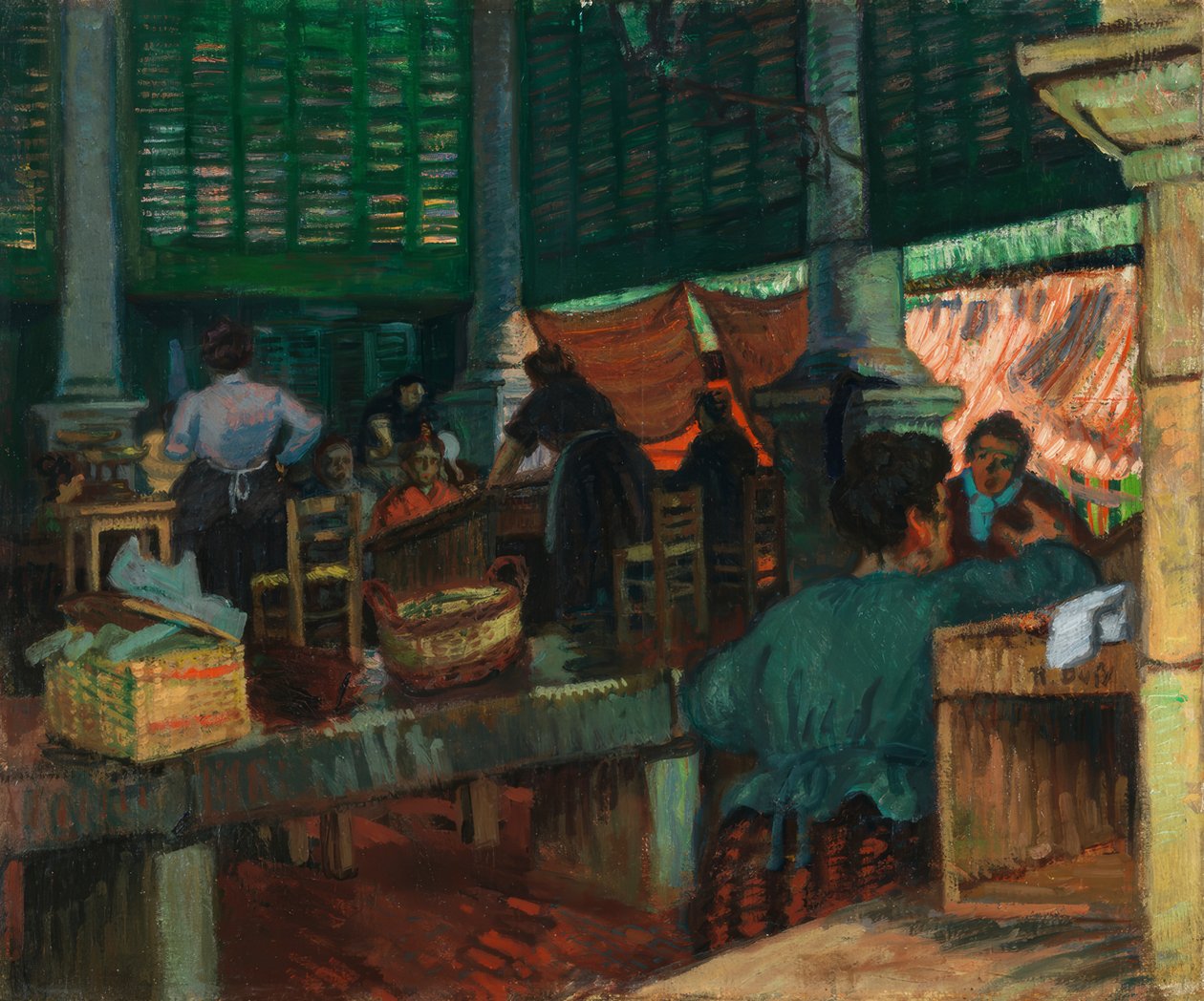 Le marché aux poissons, Marseille - Raoul Dufy