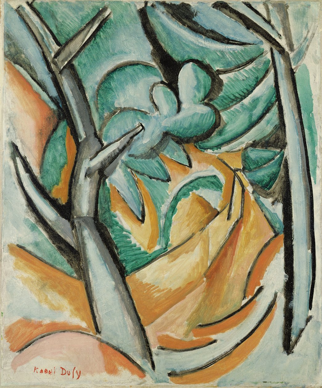 Les arbres verts - Raoul Dufy