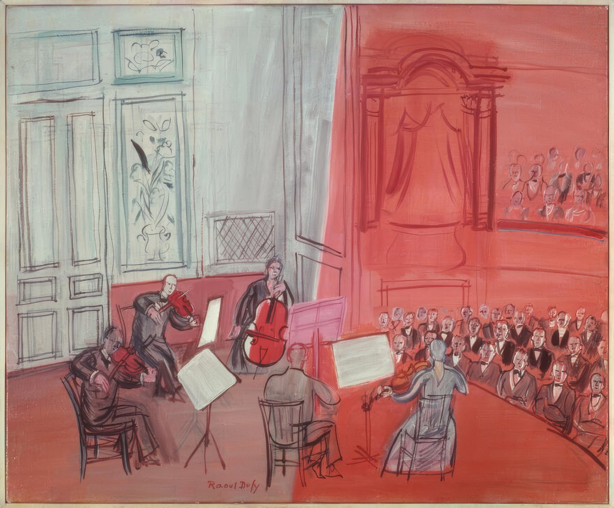 Le concert orange - Raoul Dufy
