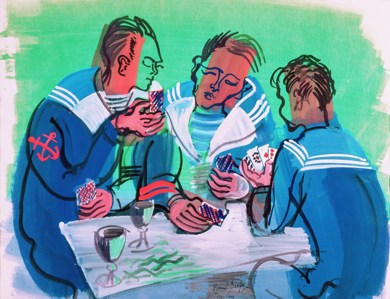 Les trois marins - Raoul Dufy