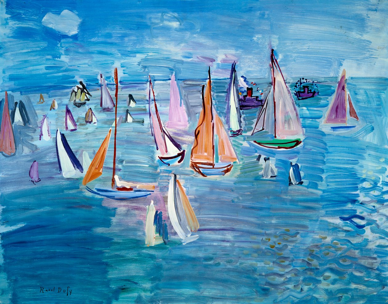 Les régates - Raoul Dufy