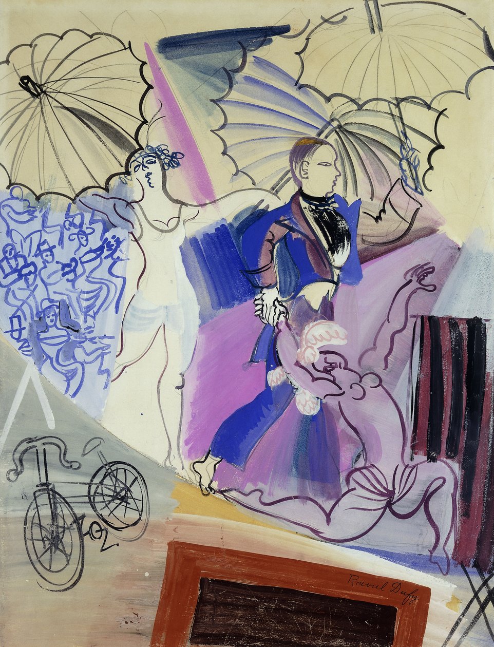 Les funambules ; Les Equilibristes - Raoul Dufy