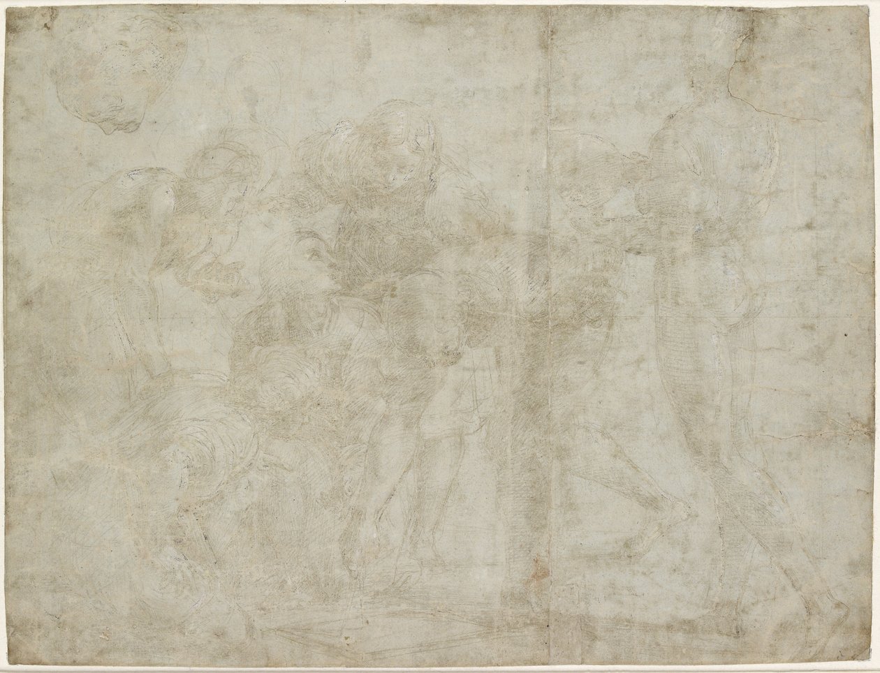 Euclide instruisant ses élèves (recto) - Raffaello Sanzio Raphael