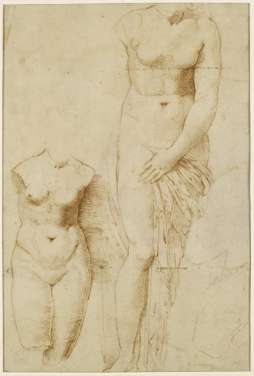 Recto : Deux figures d