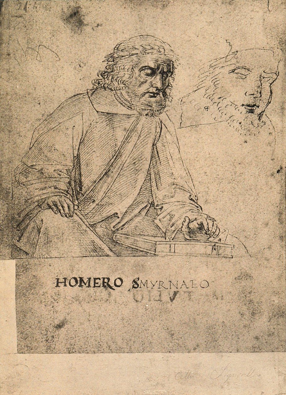 Homère - Raffaello Sanzio Raphael