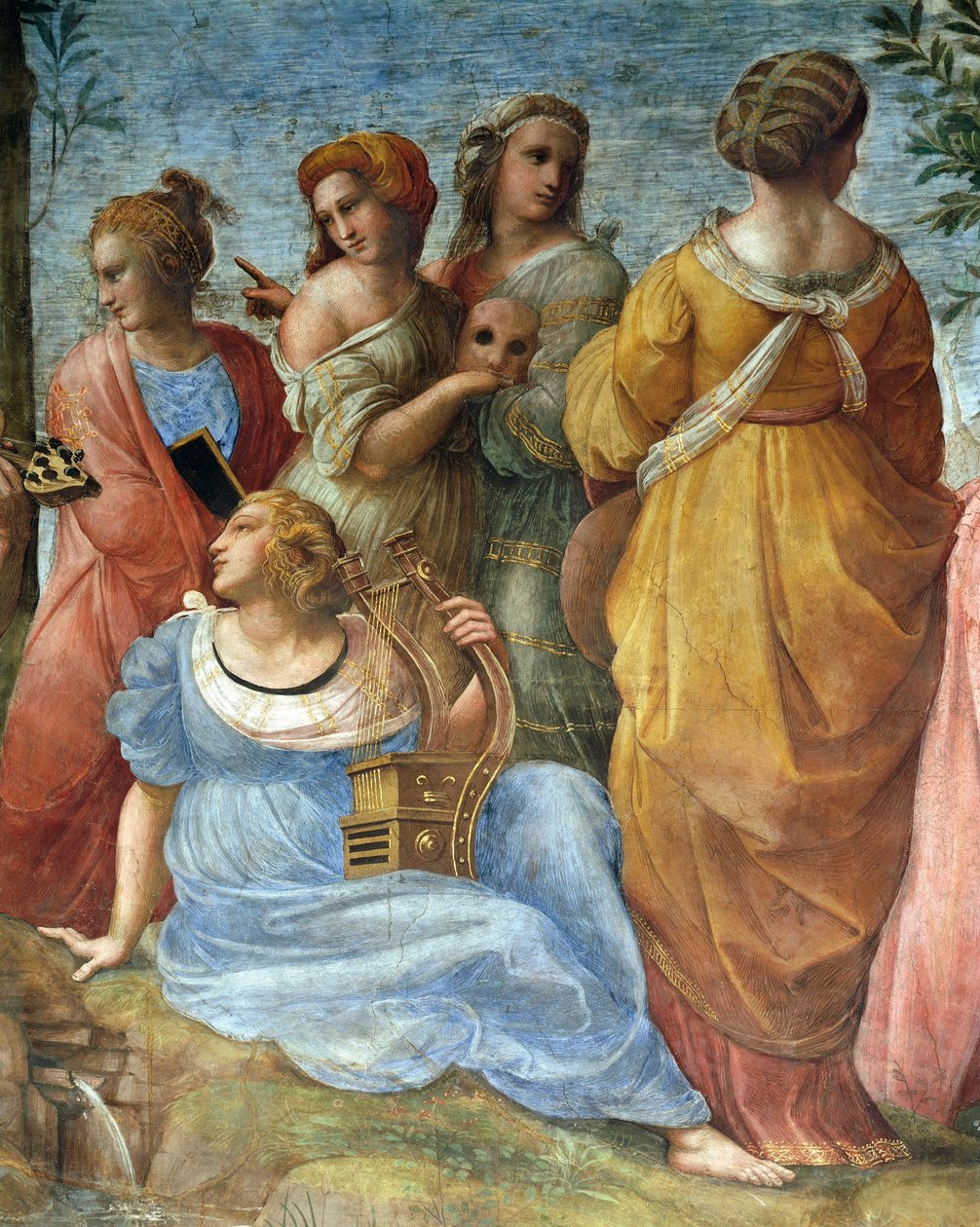 Les muses, (détail) - Raphael (1483 1520)