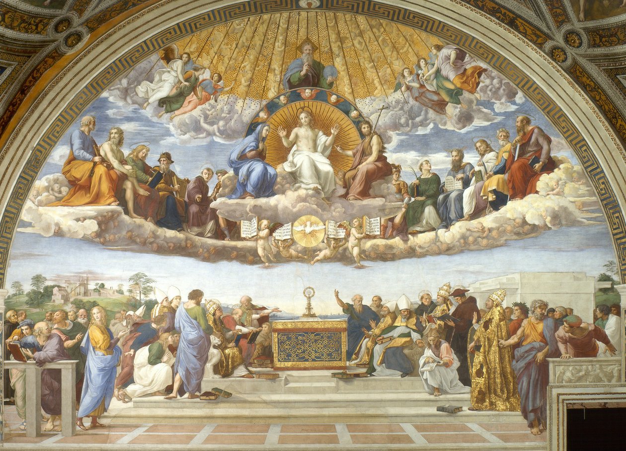 Disputation du Saint Sacrement - Raphael
