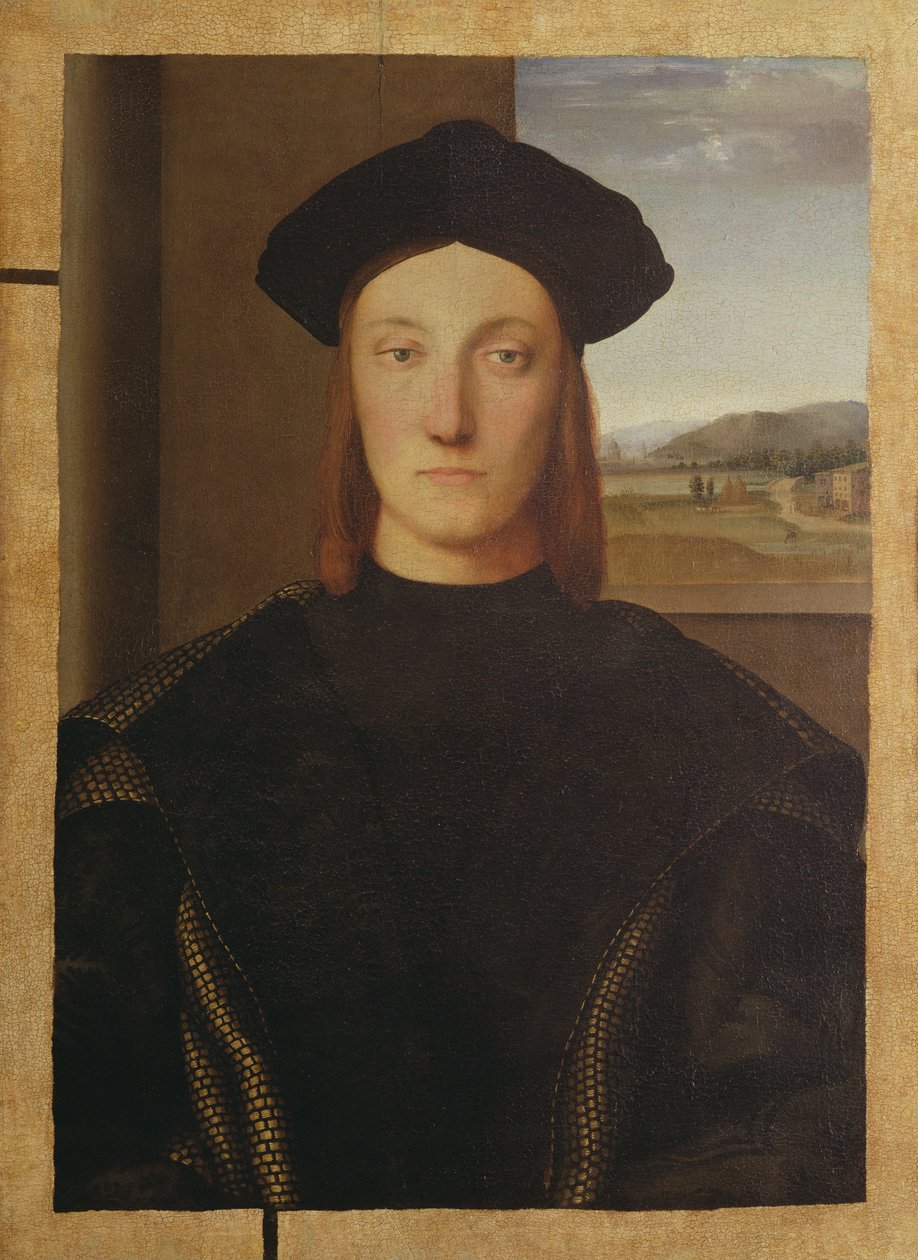 Portrait de Guidobaldo da Montefeltro - Raffaello Sanzio Raphael