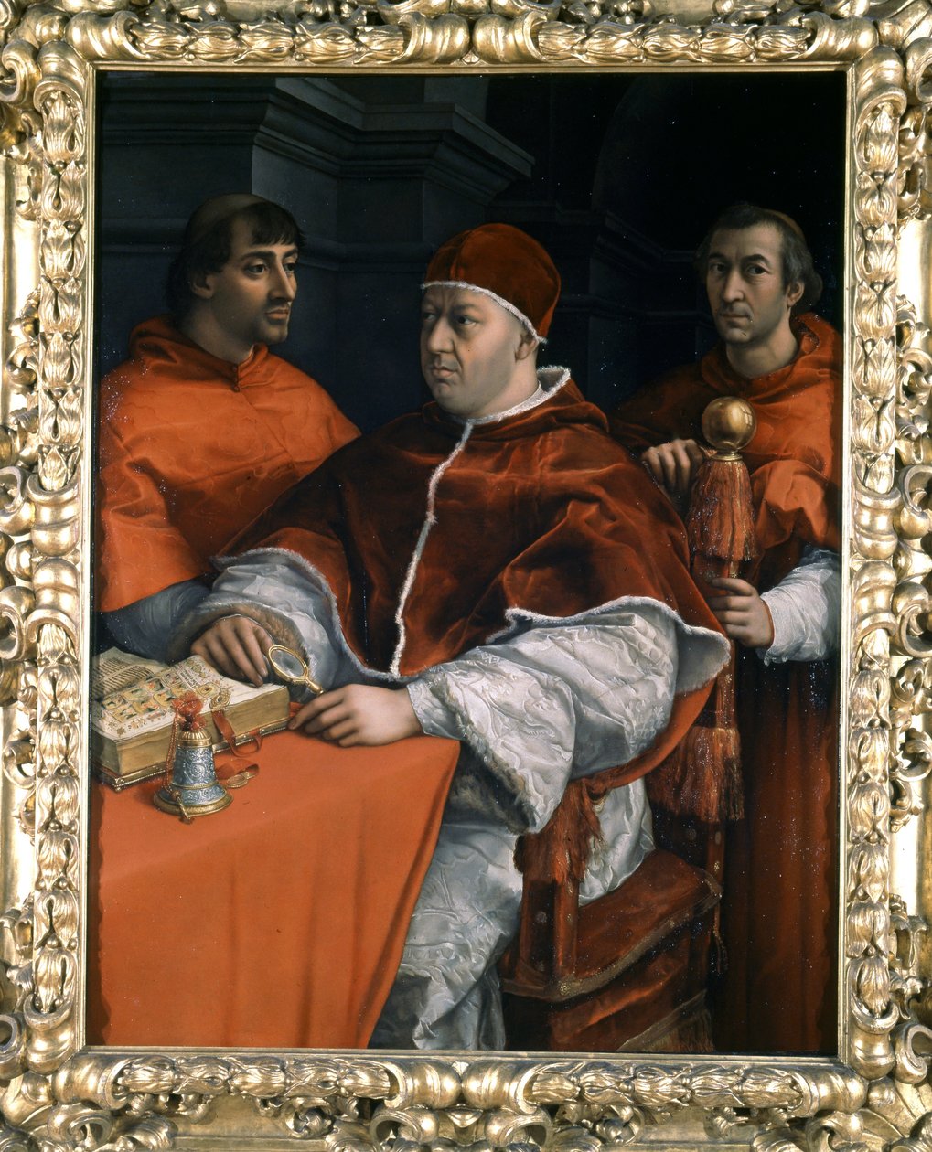 Portrait du Pape Léon X - Raphael