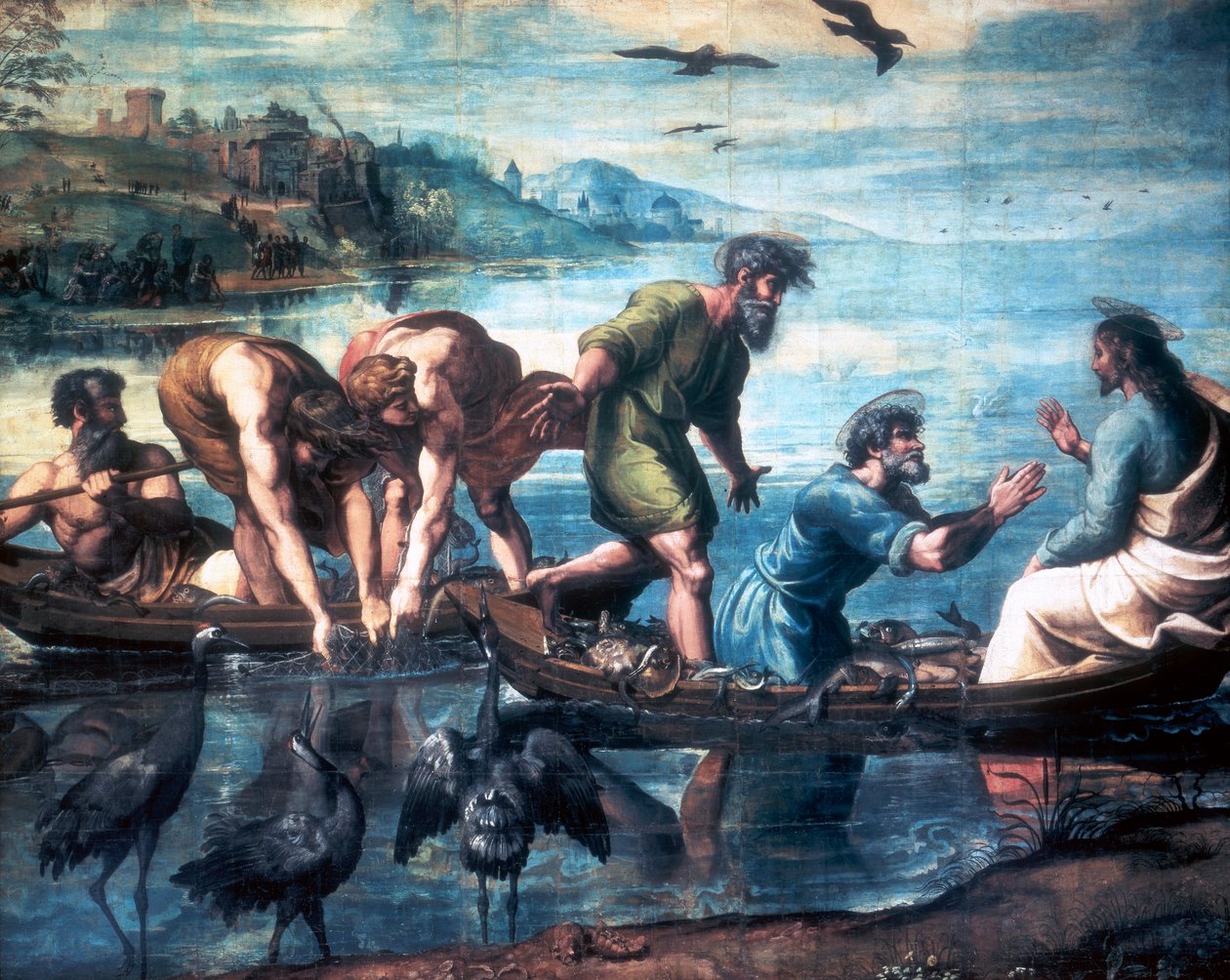 La pêche miraculeuse, 1515 - Raphael