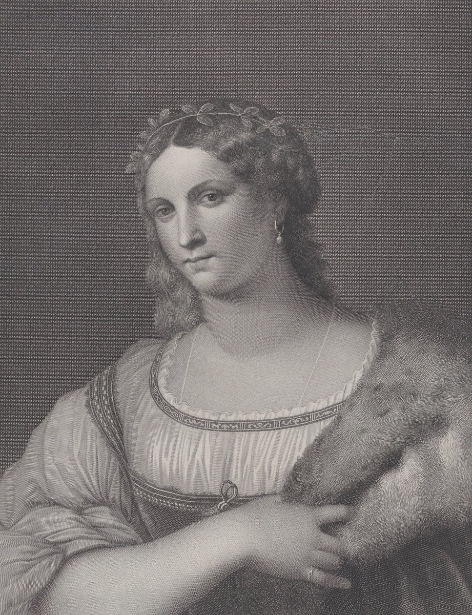 La Fornarina - Raphael Morghen