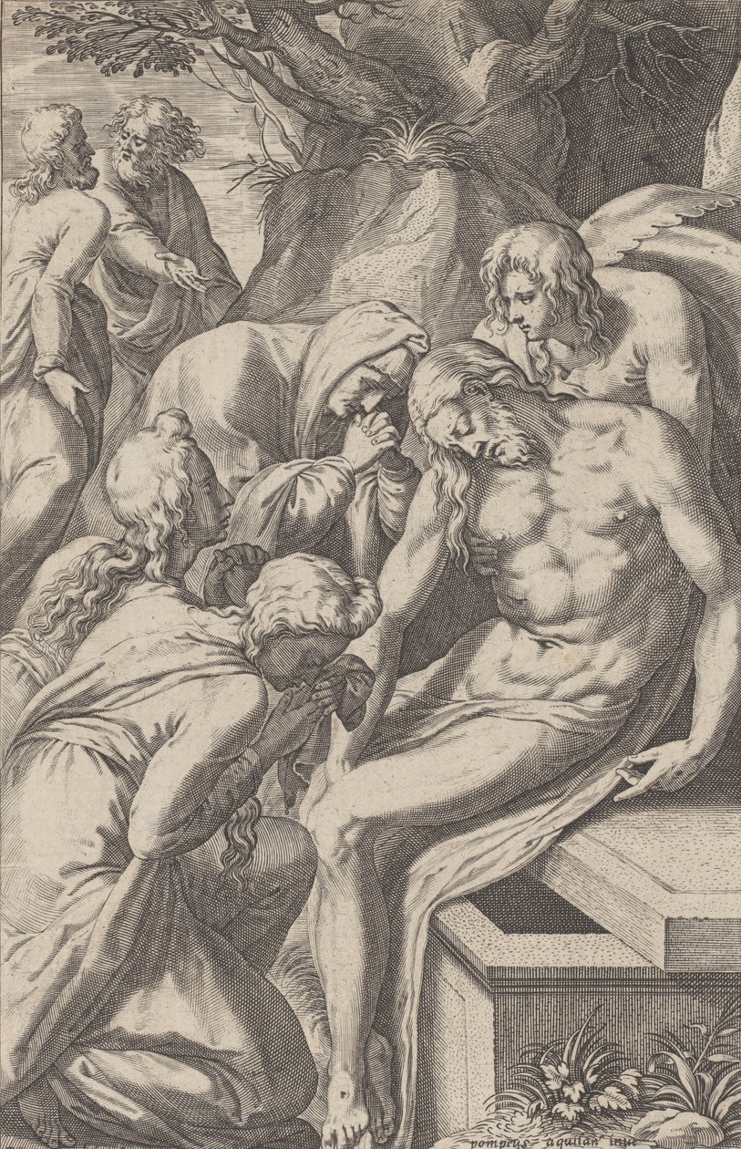 La Lamentation, 1598-1632 - Raphael Sadeler