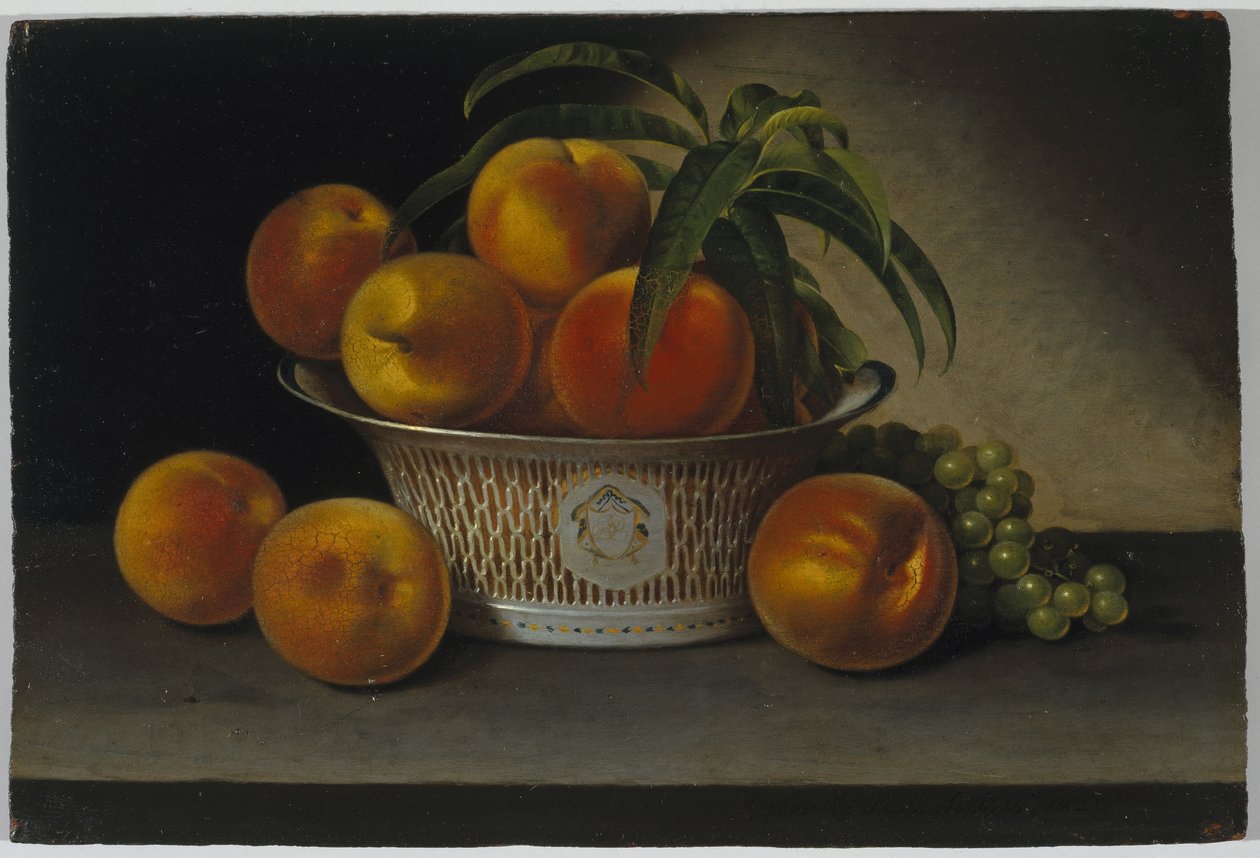 Nature morte avec des pêches, 1821 - Raphaelle Peale
