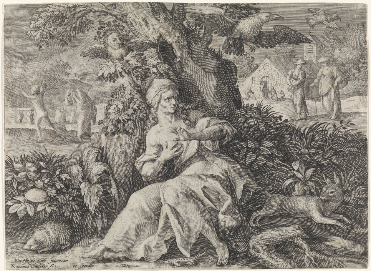 Bevreesdheid - Raphaël Sadeler (I)