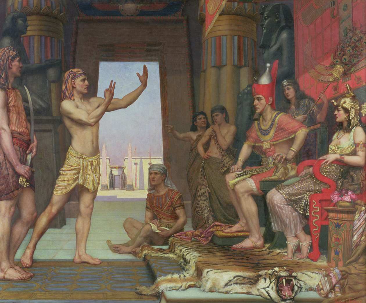 Joseph interprétant le rêve de Pharaon, 1894 - Reginald Arthur