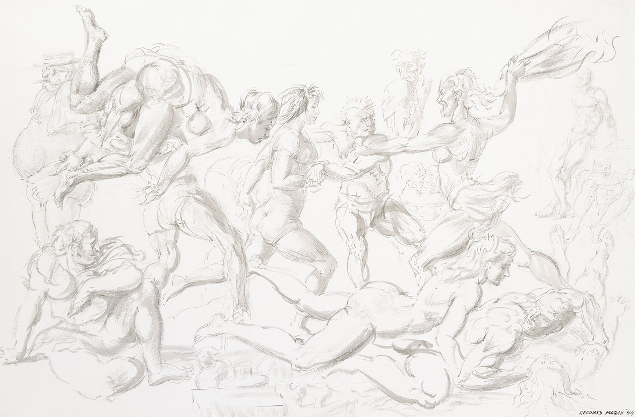 Acrobates - Reginald Marsh