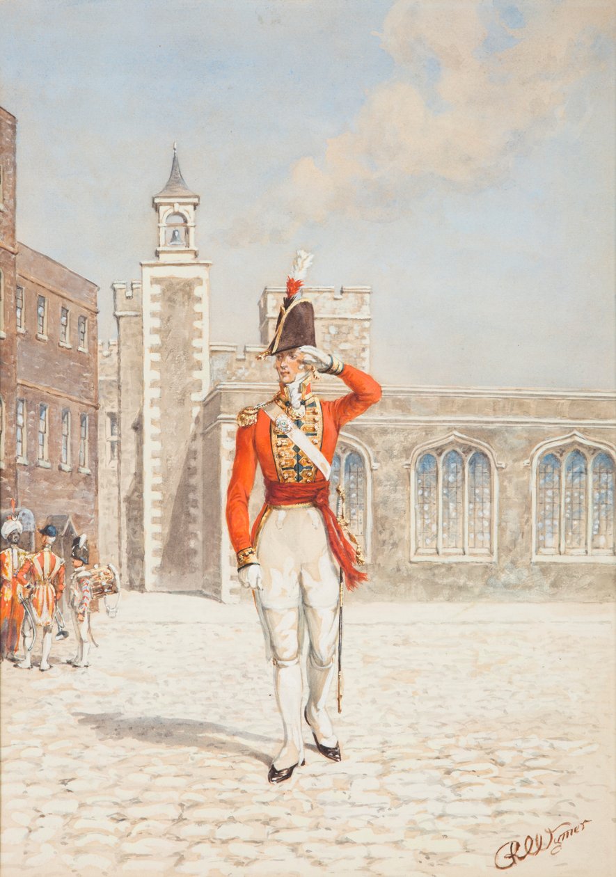 Officier des Scots Guards - Reginald Wymer